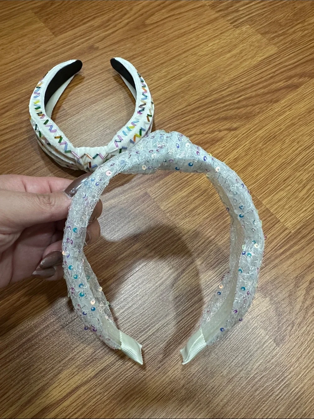 Embellished Headbands - Set of 2
